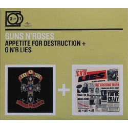 Guns N’ Roses : Appetite For Destruction / G N’ R Lies 2cd - CD