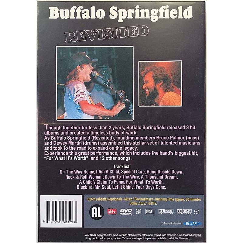 DVD - BUFFALO SPRINGFIELD :  REVISITED  2005 60L BELLARTI tuotelaji: DVD
