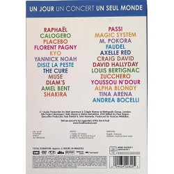 DVD - VARIOUS ARTISTS :  LIVE 8 PARIS: RAPHAEL: PLACEBO: MUSE: YM 2H 34 MINUTES  2005 RB EMI tuotelaji: DVD