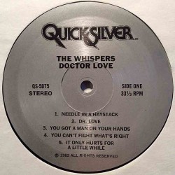 Whispers: Doctor Love  kansi Ei kuvakantta levy EX- kanneton LP