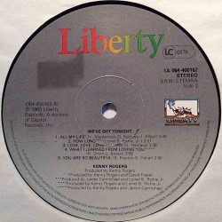 Rogers Kenny 1983 1A 264-400162 We’ve Got Tonight vinyl LP no cover
