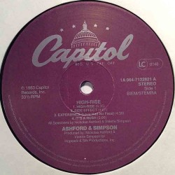 Ashford And Simpson 1983 1A 064 7122821 High-Rise LP ingen omslag