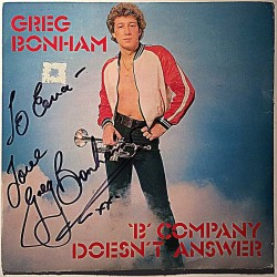 Bonham Greg 1978 DJS 10864 B Company Doesn't Answer / Love Lost second hand single