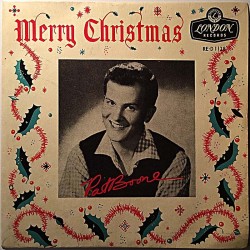 Boone Pat: Merry Christmas EP  kansi EX- levy VG käytetty vinyylisingle PS