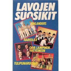 Finlanders, Hariolax, Tulupunaruusut + 1986 EMMC-011 Lavojen Suosikit c musikkassett 