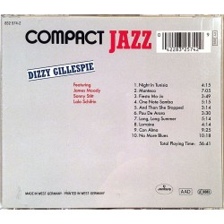 Gillespie Dizzy 1987 832 574-2 Compact Jazz Used CD