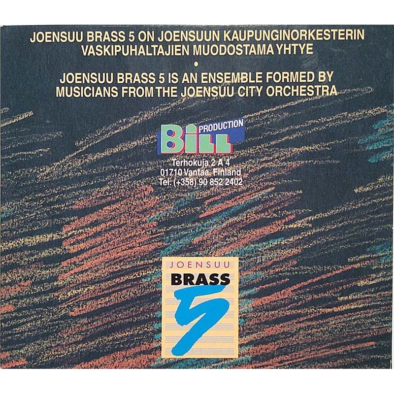 Joensuu Brass: 5  kansi EX levy EX Käytetty CD