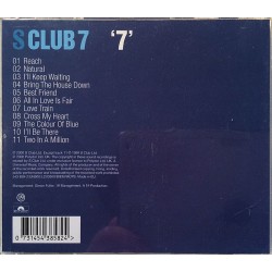 S Club 7: 7  kansi EX levy EX Käytetty CD