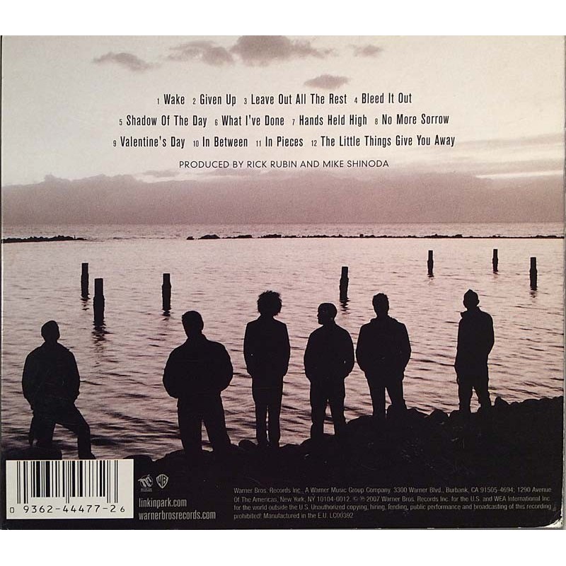 Linkin Park: Minutes To Midnight  kansi EX levy EX Käytetty CD