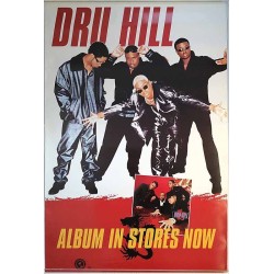 Dru Hill, Promo Poster, year 1996 width 60cm  height 90 cm Promojuliste 60cm x 90cm