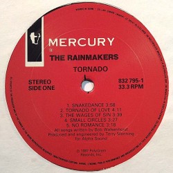 Rainmakers 1987 832 795-1 Tornado vinyl LP no cover