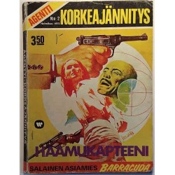 Agentti Korkeajännitys 1975 Helmikuu Haamukapteeni, salainen asiamies Barracuda used magazine