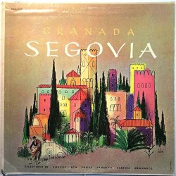 Segovia: Granada  kansi VG+ levy VG Käytetty LP
