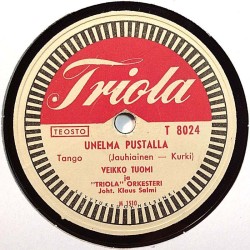 Tuomi Veikko 1950 T 8024 Unelma Pustalla / Kohtalon Lapsi shellac 78 rpm record