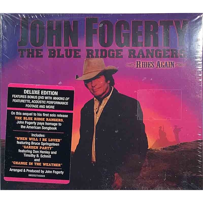 Fogerty John Blue Ridge Rangers Rides Again CD + DVD uusi CD