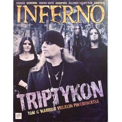Inferno : Triptykon, Mokoma, Cathedral, Scorpions - begagnade magazine musik