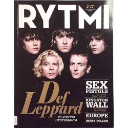 Rytmi : Def Leppard, Sex Pistols, Kingston Wall - used magazine music