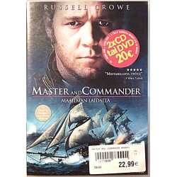 DVD - Elokuva: Master and Commander - Maailman laidalla  kansi EX levy EX Käytetty DVD