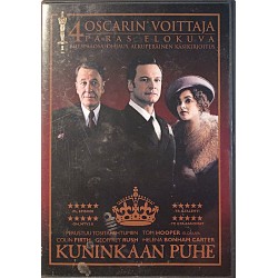 DVD - Elokuva: Kuninkaan puhe  kansi EX levy EX Käytetty DVD