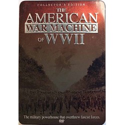 DVD - Elokuva: American War Machine of WWII 5DVD  kansi EX levy EX- Käytetty DVD