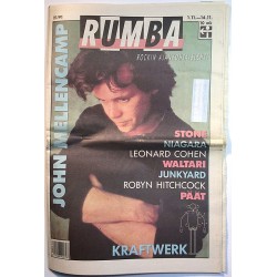Rumba rockin ajankohtaislehti 1991 21 Stone, Leonard Cohen, Waltari, Kraftwerk musiikkilehti