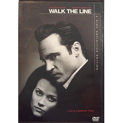 DVD - Elokuva: Walk the line 2disc definitive edition  kansi EX levy EX Käytetty DVD