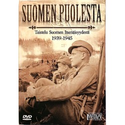 DVD - Dokumentti: Suomen puolesta - Taistelu Itsenäisyydestä 1939-1945 2DVD  kansi EX levy EX Käytetty DVD