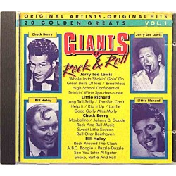 Little Richard, Bill Haley, Chuck Berry +: Ginats of Rock & Roll Vol.1 kansivihko EX CD:n kunto EX Käytetty CD