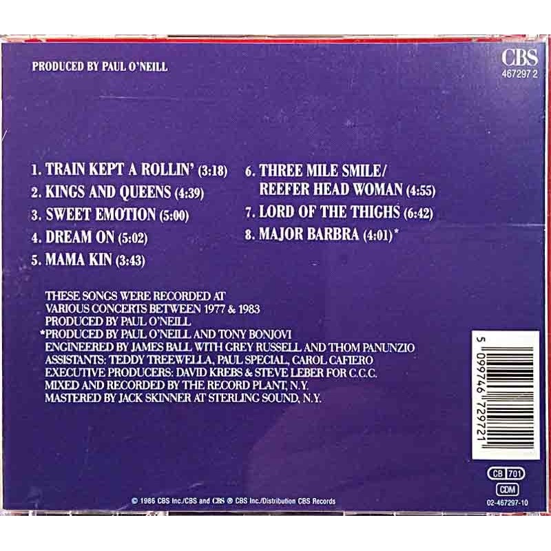 Aerosmith 1977-83 467297 2 Classics Live! CD Begagnat