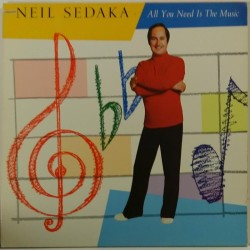 Sedaka Neil :  All You Need Is The Music  1978 70L ELEKTRA  kansi  EX levy  EX