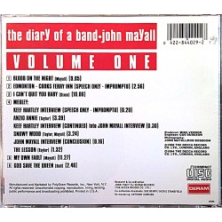 Mayall John: Diary Of A Band (Volume One)  kansi EX levy EX Käytetty CD