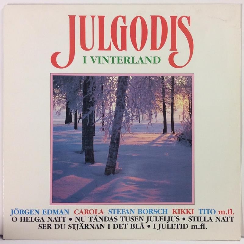 Various Artists :  Julgodis I Vinterland  1988 VIIHDE MARIANN  kansi  EX- levy  EX