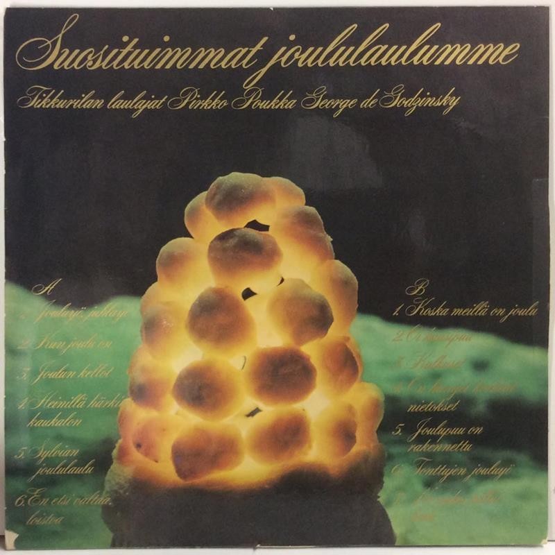 Tikkurilan Laulajat :  Hyvää Joulua Lääketehdas Orion  1972 MAINOSLEVY EMI  kansi  VG+ levy  EX-