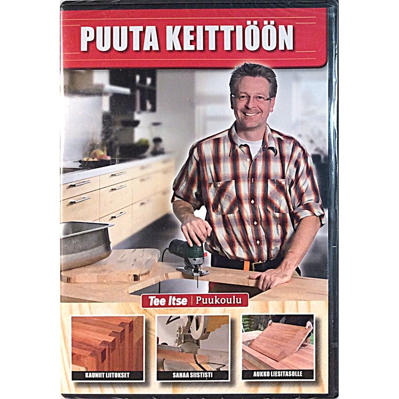 DVD - Tee itse puukoulu 2009  Puuta keittiöön DVD