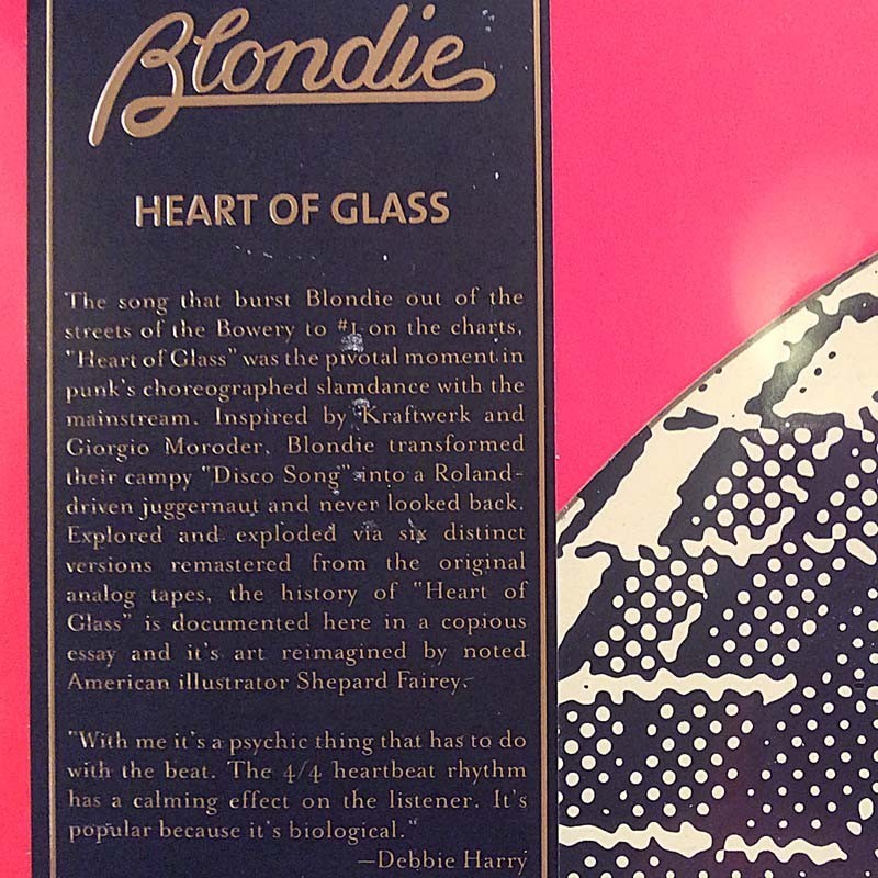 Blondie : Heart Of Glass 12-inch maxi - uusi LP