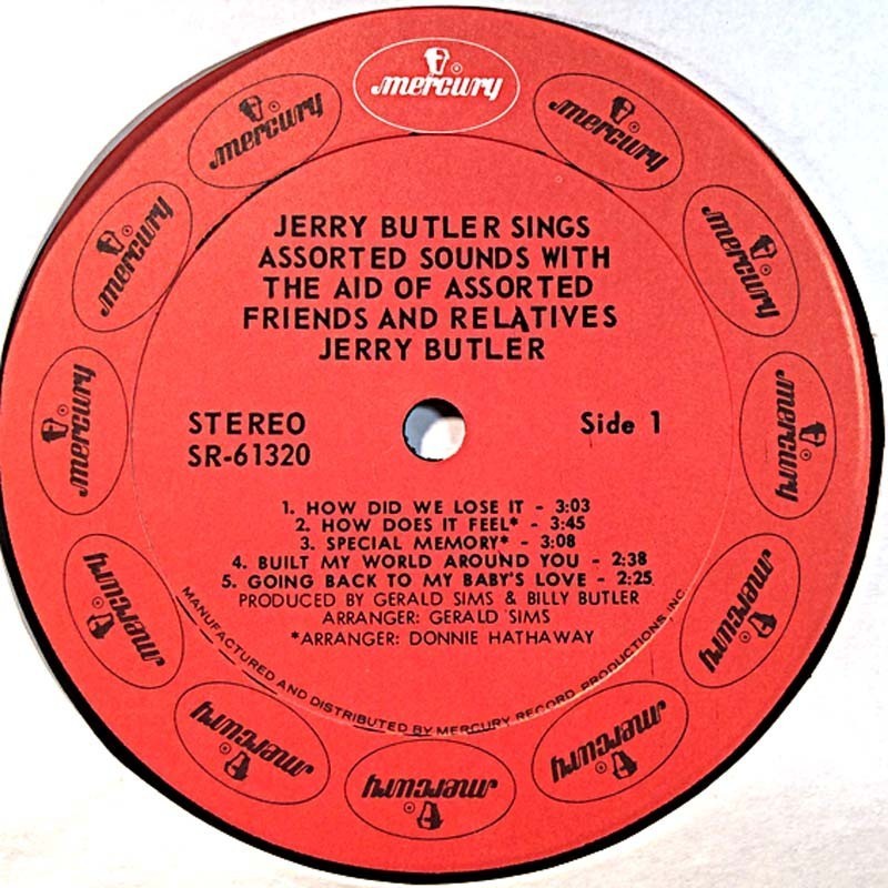 Butler Jerry: Sings Assorted Sounds With The Aid  kansi Ei kuvakantta levy EX kanneton LP