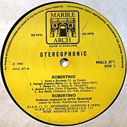 Robertino: Robertino -68  kansi Ei kuvakantta levy G kanneton LP