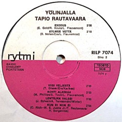 Rautavaara Tapio: Yölinjalla  kansi Ei kuvakantta levy G kanneton LP