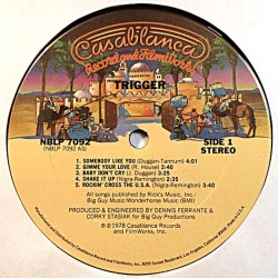 Trigger: Trigger -78  kansi Ei kuvakantta levy EX kanneton LP