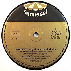 Freddy: Junge Komm Bald Wieder  kansi Ei kuvakantta levy VG+ kanneton LP