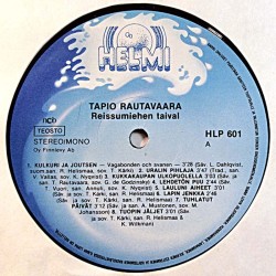 Rautavaara Tapio 1979 HLP 601 Reissumiehen taival tuplasta ainoastaan kakkoslevy LP ingen omslag