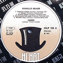Cameo 1975 HILP 108 Keskellä selkää vinyl LP no cover