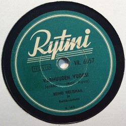Helismaa Reino 1950 VR. 6057 Parooni ja jätkä / Varmuuden vuoksi shellac 78 rpm record