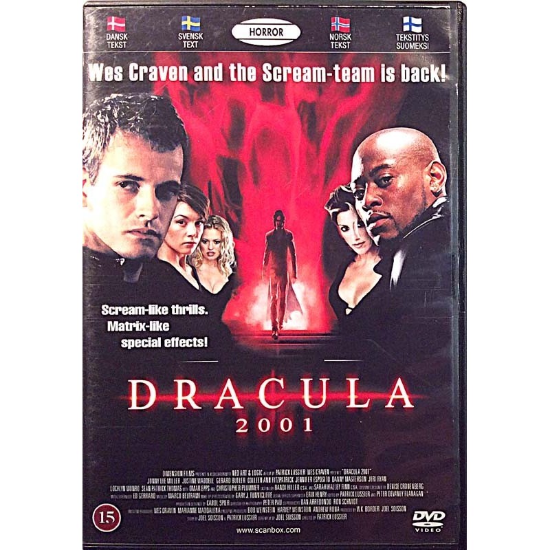 DVD - Elokuva: Dracula 2001  kansi EX levy VG+ Käytetty DVD