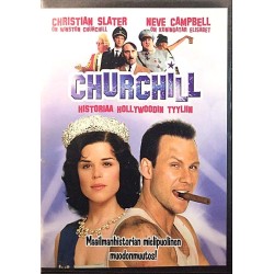 DVD - Elokuva: Churchill : historiaa Hollywoodin tyyliin  kansi EX levy EX Käytetty DVD