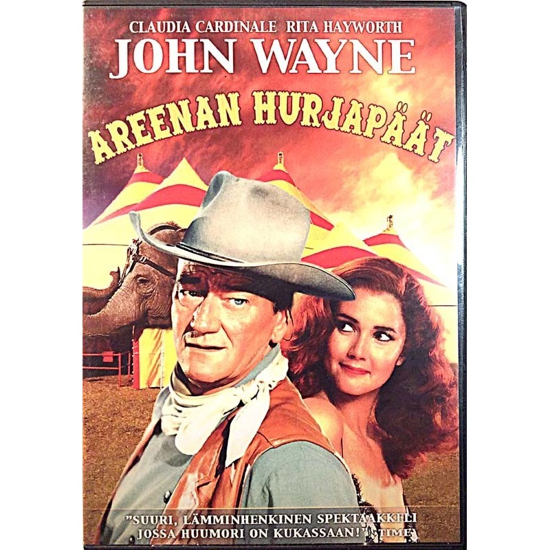 DVD - Elokuva: Areenan Hurjapäät, John Wayne  kansi EX levy EX Käytetty DVD