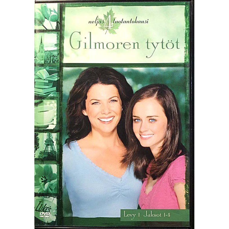 DVD - TV-sarja: Gilmoren tytöt neljäs tuotantokausi 6DVD  kansi EX levy EX- Käytetty DVD