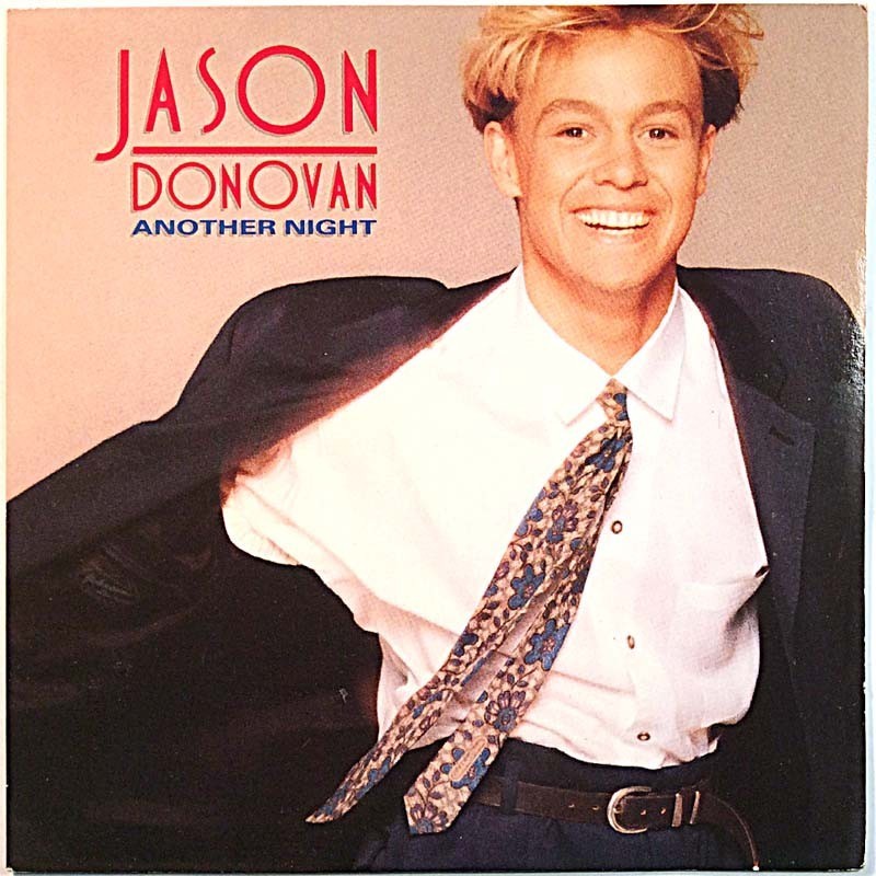 Jason Donovan: Another Night  kansi EX levy EX käytetty vinyylisingle