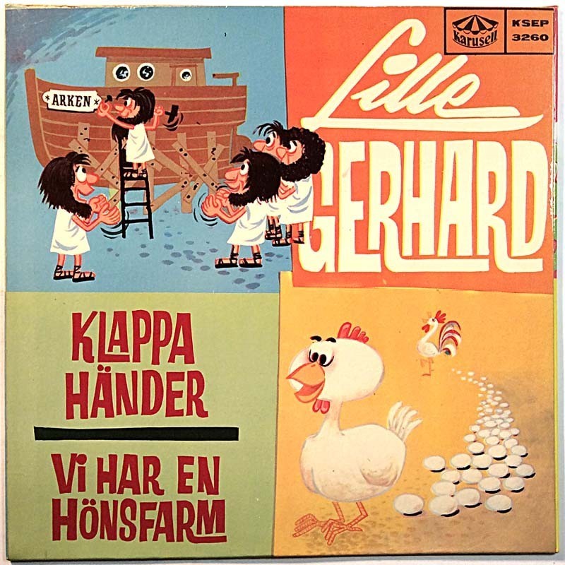 Little Gerhard: Sing Brother Sing / Liebestraum Twist EP  kansi EX levy EX käytetty vinyylisingle