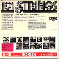101 Strings: Pop classics Latin Style  kansi EX levy EX bonus LP:nä veloituksetta